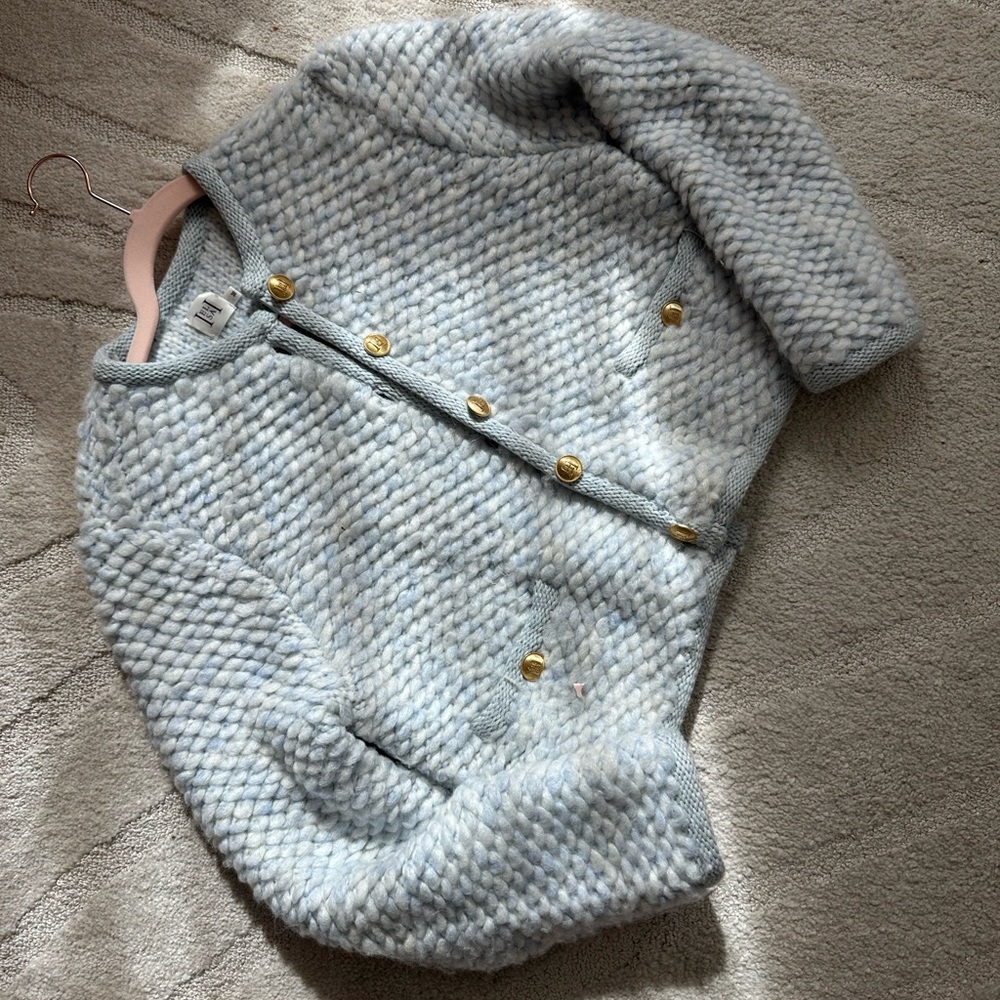 Helsa Studios (Elsa Hosk) Baby Blue Cardigan
